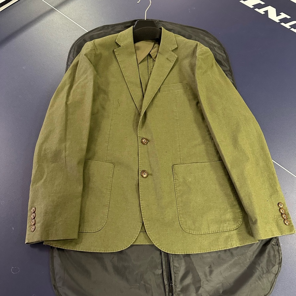 J. Crew Olive Green Suit